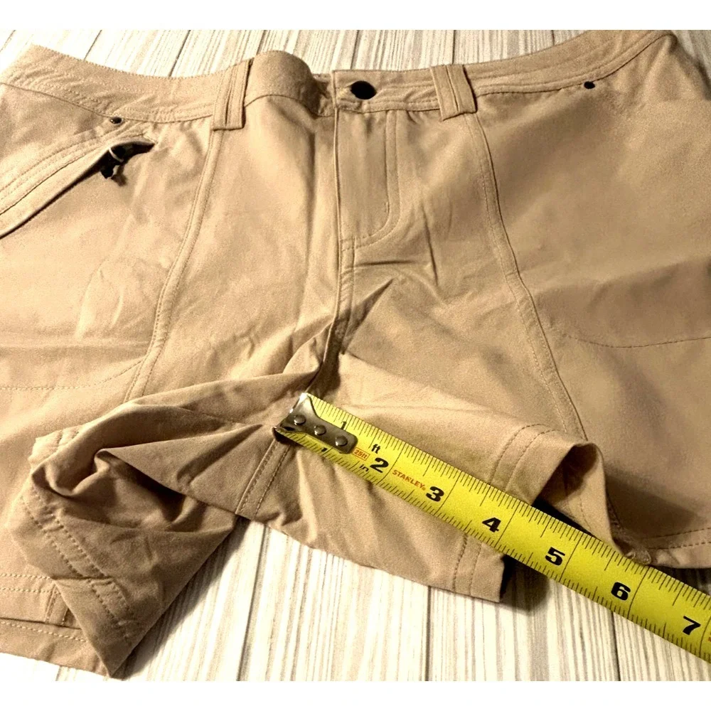 NWT Willit Women's Hiking/Cargo‎ Shorts Tan UV UPF 50+ Sun Protection Size 12